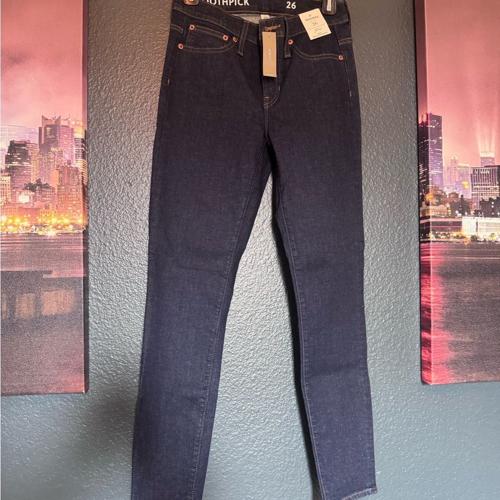 J. Crew Women's Dark Blue Skinny Jeans